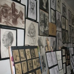 我院艺术系举办素描课程教学观摩活动